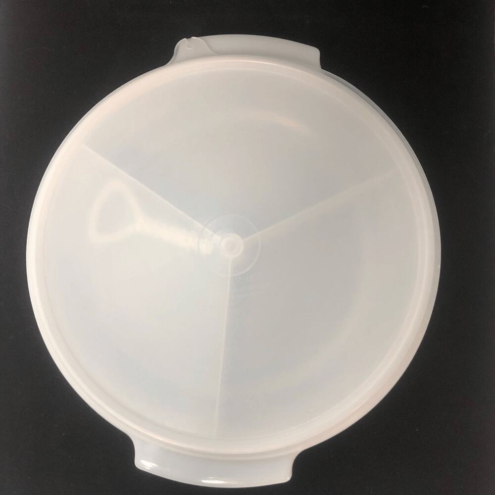 Vtg‎ tupperware suzette div. serving dish handle #608-4 lid #229-17 seal logo